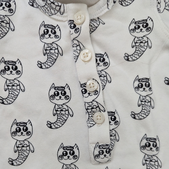 NEW Kate Quinn Mermaid Cat Knotted Gown 0-3 M - Picture 3 of 4